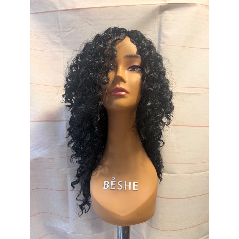 1B curly synthetic wig